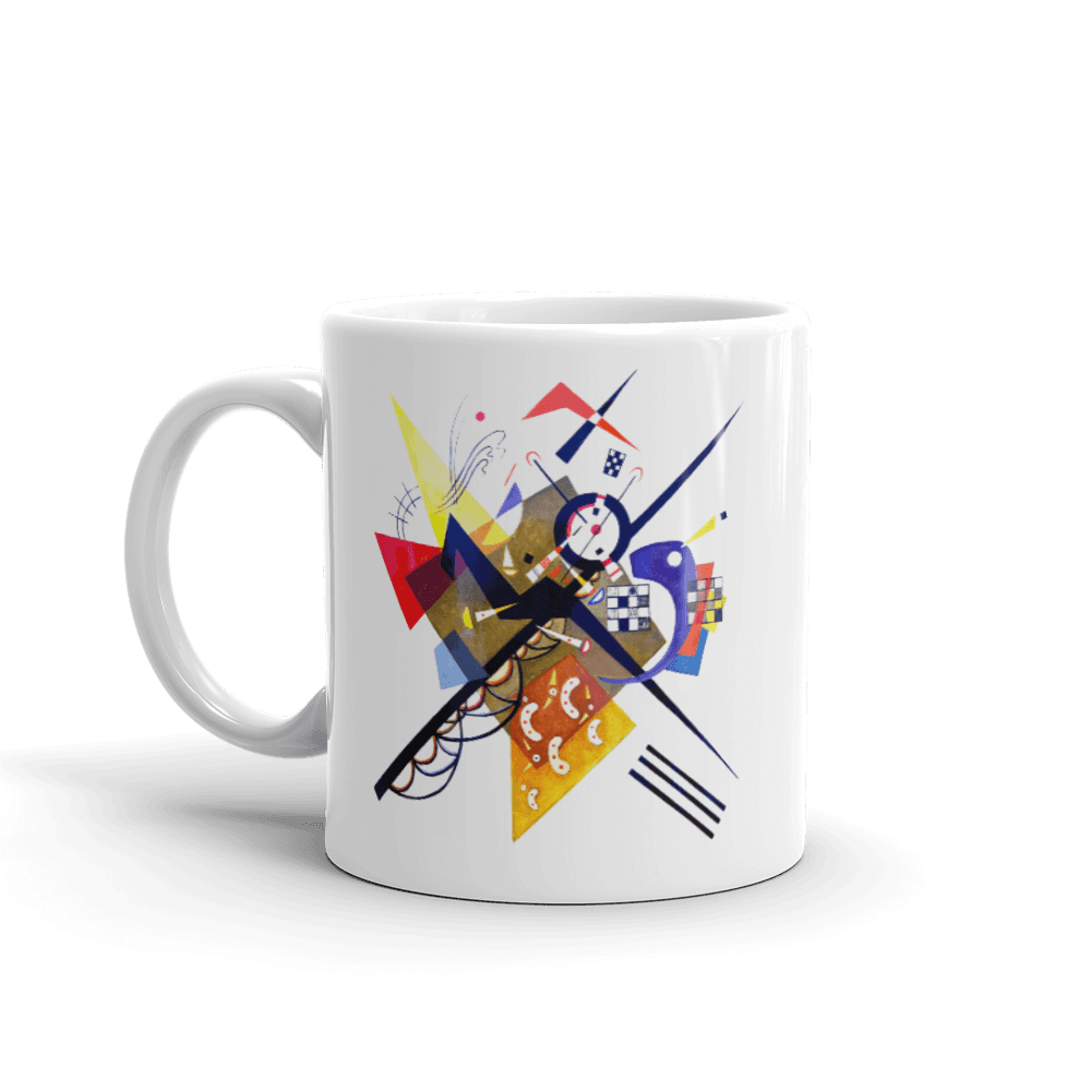 Wassily Kandinsky on White II (Auf Weiss) 1923 Artwork Mug - 11oz (325mL) - Home & Garden - Kitchen Dining & Bar