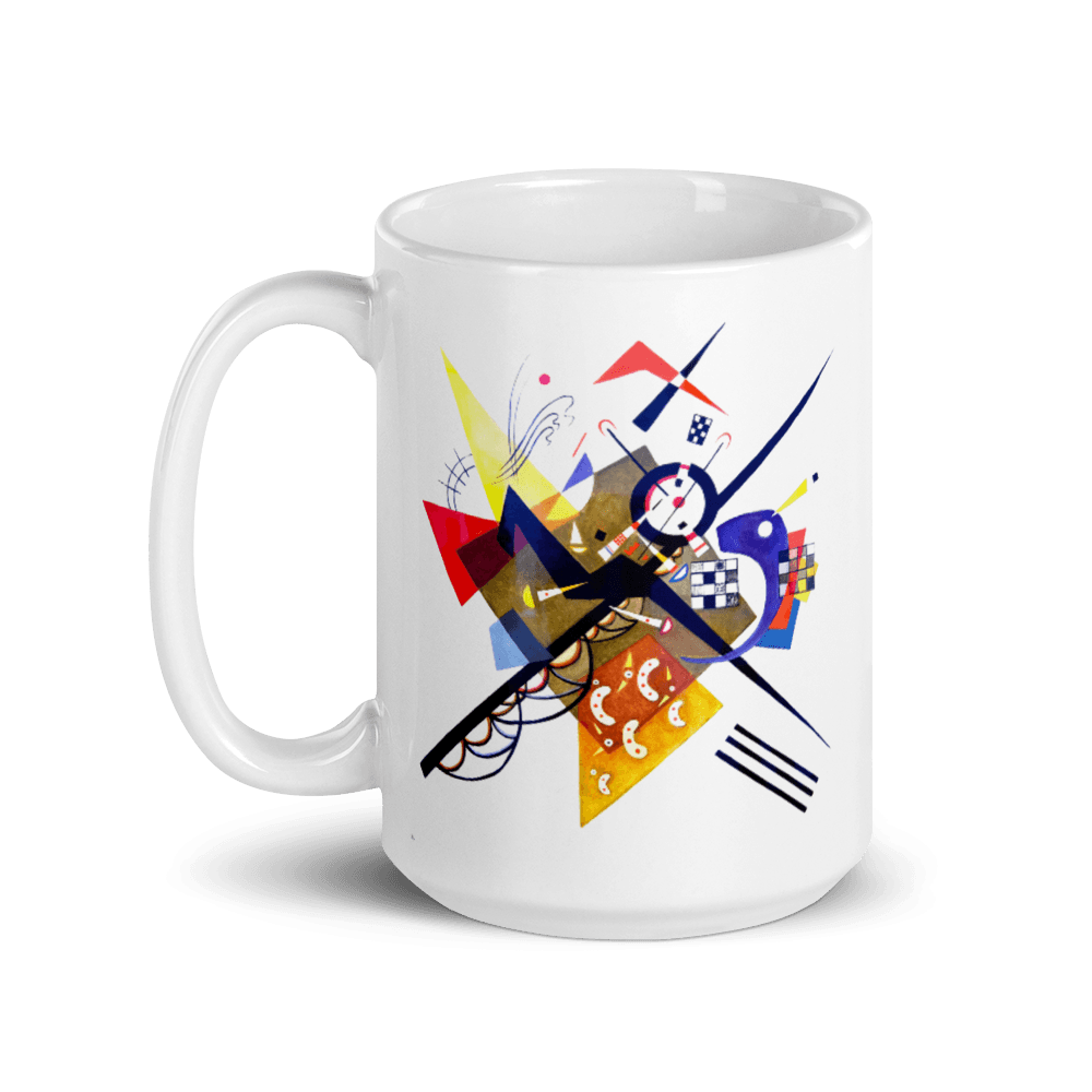 Wassily Kandinsky on White II (Auf Weiss) 1923 Artwork Mug - 15oz (444mL) - Home & Garden - Kitchen Dining & Bar