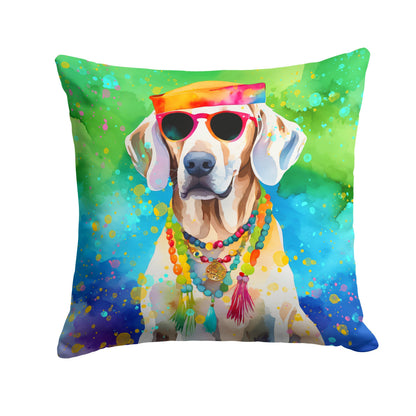 Weimaraner Hippie Dawg Throw Pillow - One Color / One Size - Home & Garden - Home Textile - Pillows