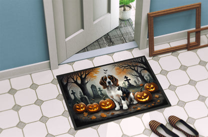 Welsh Springer Spaniel Spooky Halloween Doormat - One Color / One Size - Home & Garden - Home Textile - Carpets & Rugs