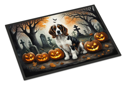 Welsh Springer Spaniel Spooky Halloween Doormat - One Color / One Size - Home & Garden - Home Textile - Carpets & Rugs