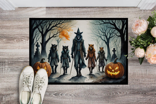Werewolves Spooky Halloween Doormat - One Color / One Size - Home & Garden - Home Textile - Carpets & Rugs