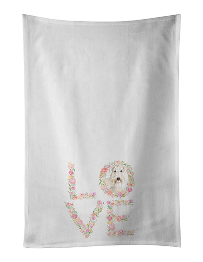 Wheaten Terrier Love Kitchen Towel Set of 2 - One Color / One Size - Home & Garden - Home Textile - Towels