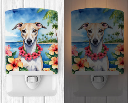 Whippet Luau Ceramic Night Light - One Color / One Size - Home & Garden - Home Improvement - Lights & Lighting - Night