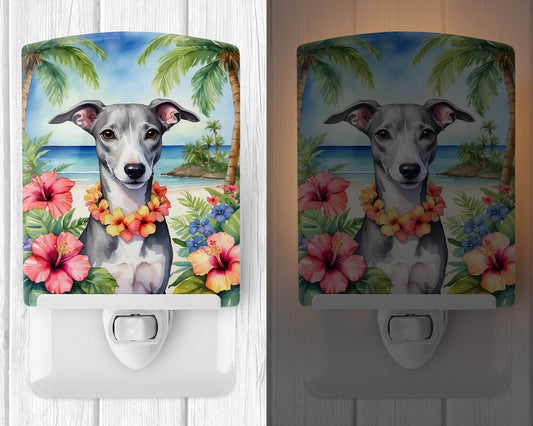 Whippet Luau Ceramic Night Light - One Color / One Size - Home & Garden - Home Improvement - Lights & Lighting - Night