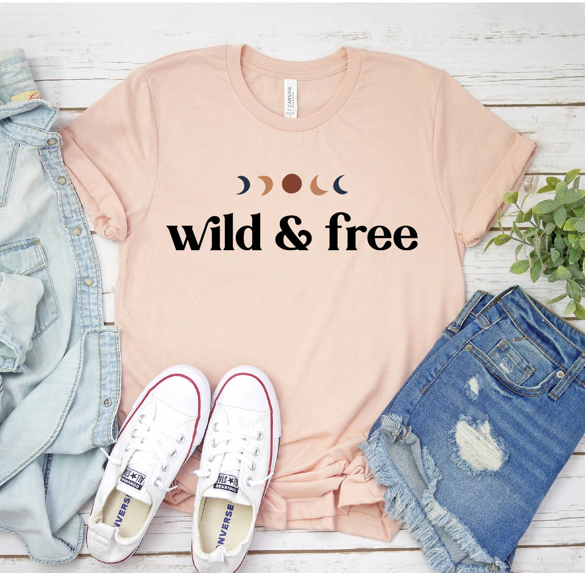 Wild and Free T-Shirt - Women’s Fashion - Women’s Clothing - Tops & Tees - T-Shirts