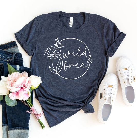 Wild and Free T-Shirt - Women’s Fashion - Women’s Clothing - Tops & Tees - T-Shirts