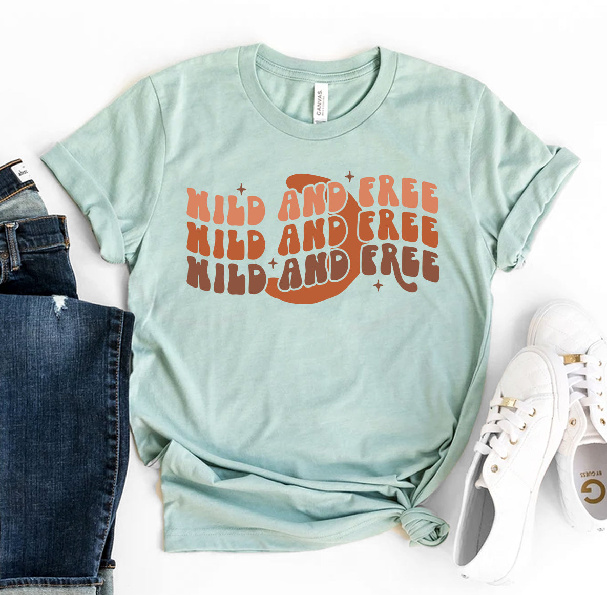 Wild and Free T-Shirt - Women’s Fashion - Women’s Clothing - Tops & Tees - T-Shirts