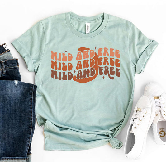 Wild and Free T-Shirt - Women’s Fashion - Women’s Clothing - Tops & Tees - T-Shirts