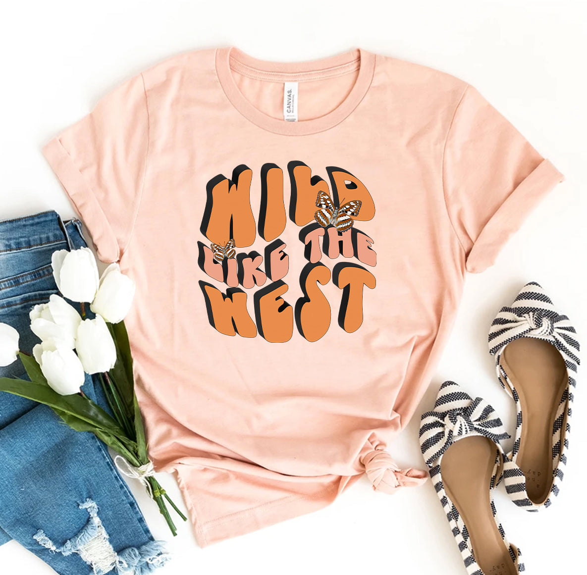 Wild Like the West T-Shirt - Women’s Fashion - Women’s Clothing - Tops & Tees - T-Shirts