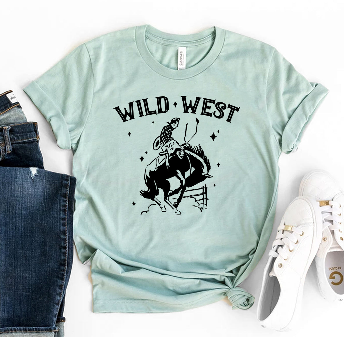 Wild West T-Shirt - Women’s Fashion - Women’s Clothing - Tops & Tees - T-Shirts