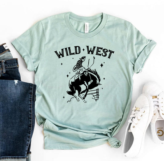 Wild West T-Shirt - Women’s Fashion - Women’s Clothing - Tops & Tees - T-Shirts