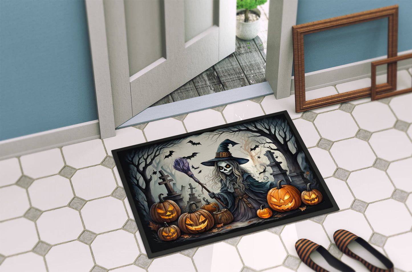 Witch Spooky Halloween Doormat - One Color / One Size - Home & Garden - Home Textile - Carpets & Rugs