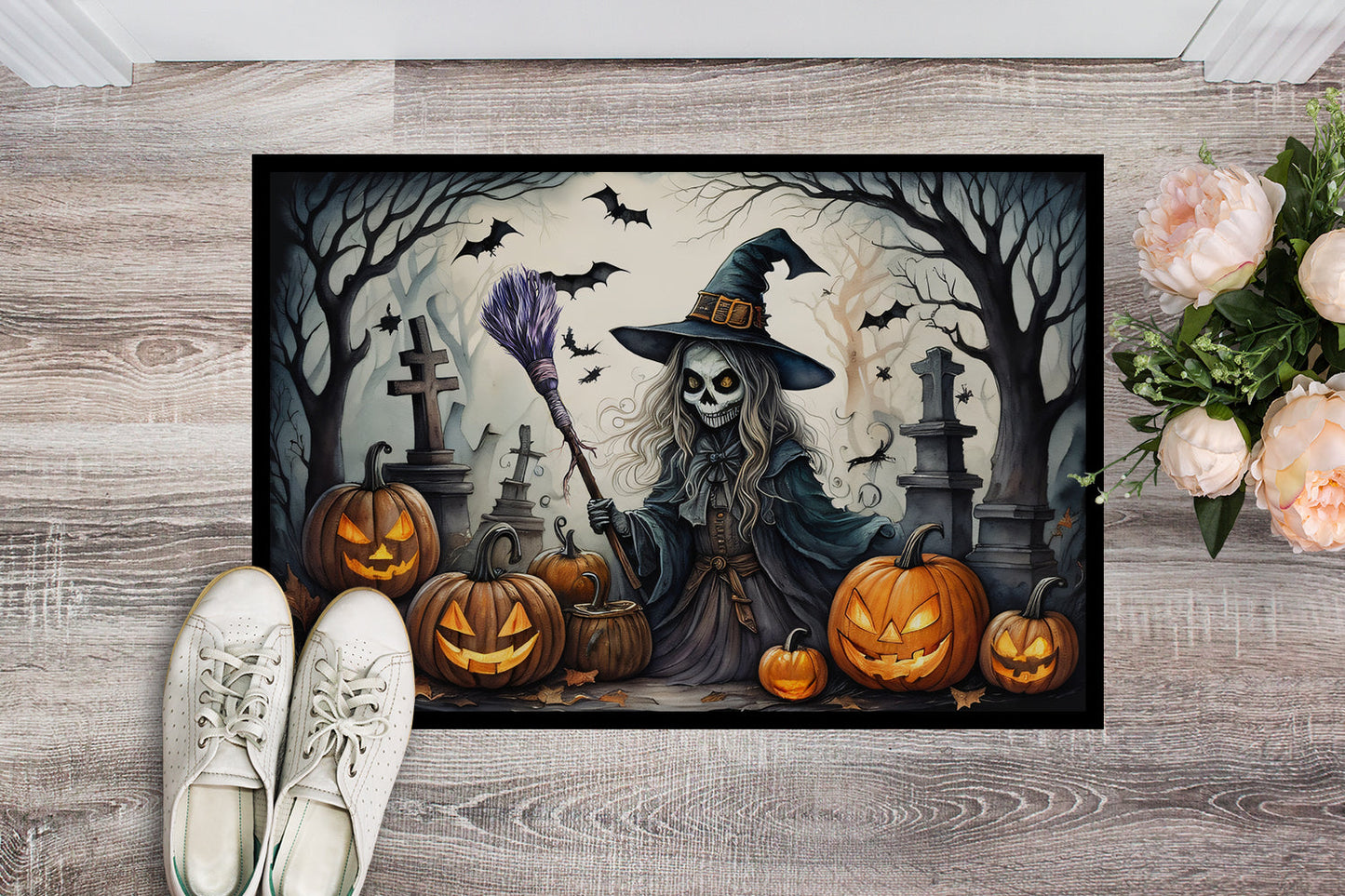 Witch Spooky Halloween Doormat - One Color / One Size - Home & Garden - Home Textile - Carpets & Rugs