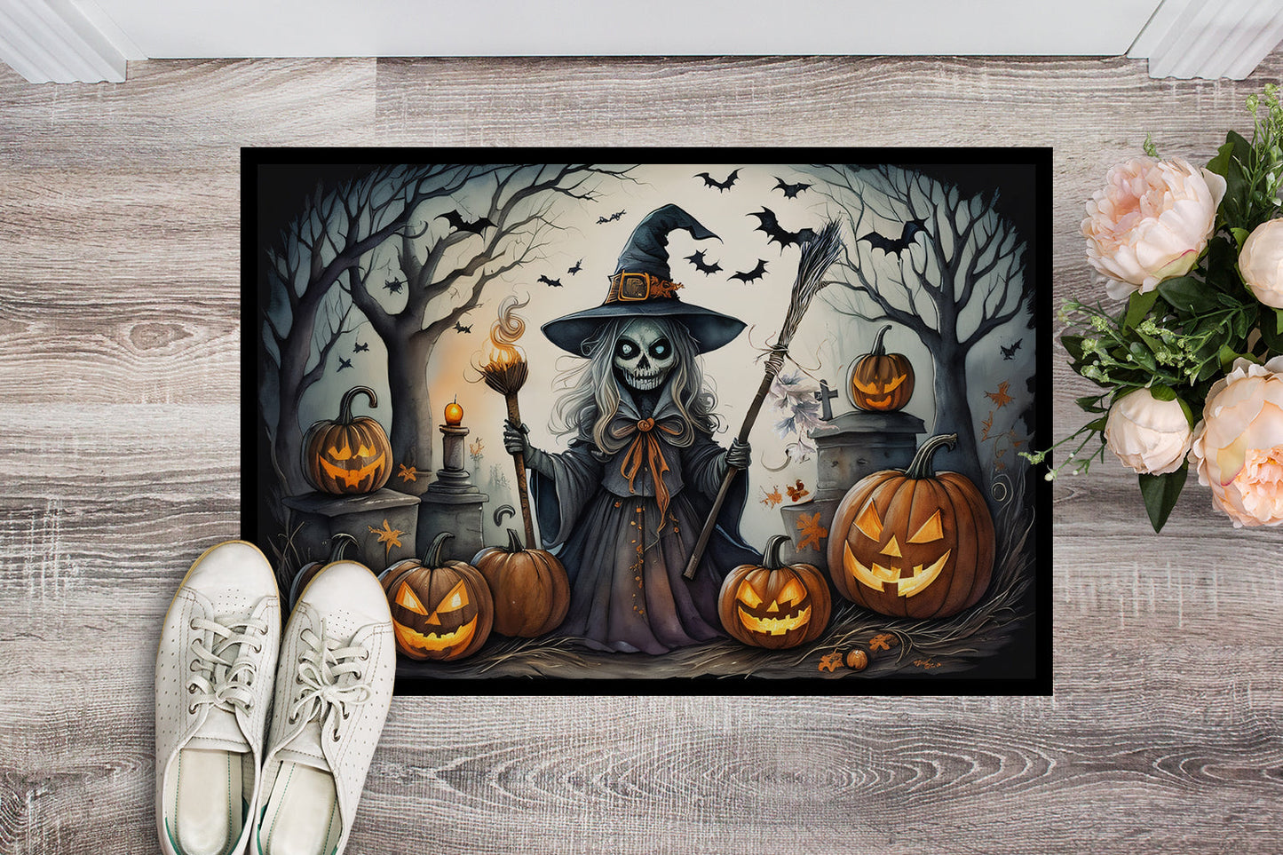 Witch Spooky Halloween Doormat - One Color / One Size - Home & Garden - Home Textile - Carpets & Rugs