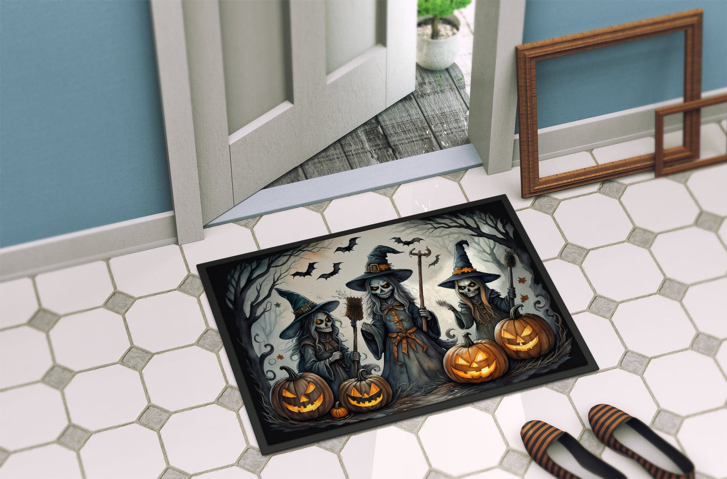 Witches Spooky Halloween Doormat - One Color / One Size - Home & Garden - Home Textile - Carpets & Rugs