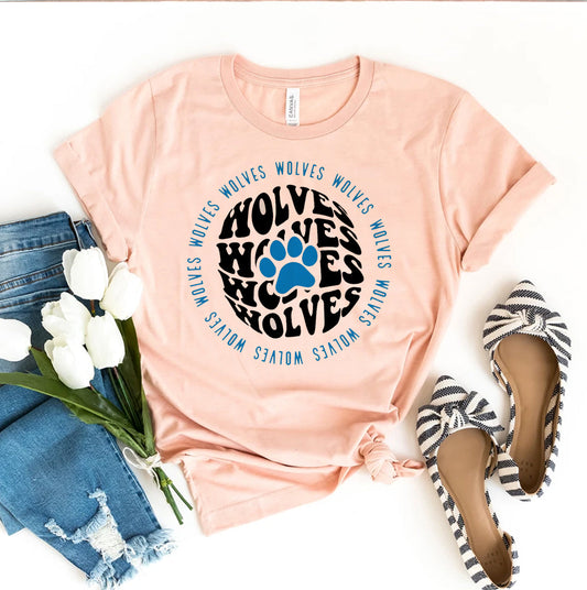 Wolf T-Shirt - Women’s Fashion - Women’s Clothing - Tops & Tees - T-Shirts