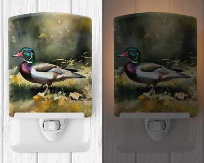 Wood Duck Ceramic Night Light - One Color / One Size - Home & Garden - Home Improvement - Lights & Lighting - Night