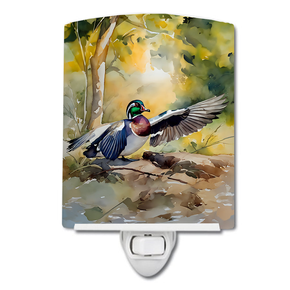Wood Duck Ceramic Night Light - One Color / One Size - Home & Garden - Home Improvement - Lights & Lighting - Night