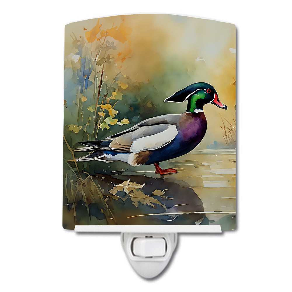Wood Duck Ceramic Night Light - One Color / One Size - Home & Garden - Home Improvement - Lights & Lighting - Night