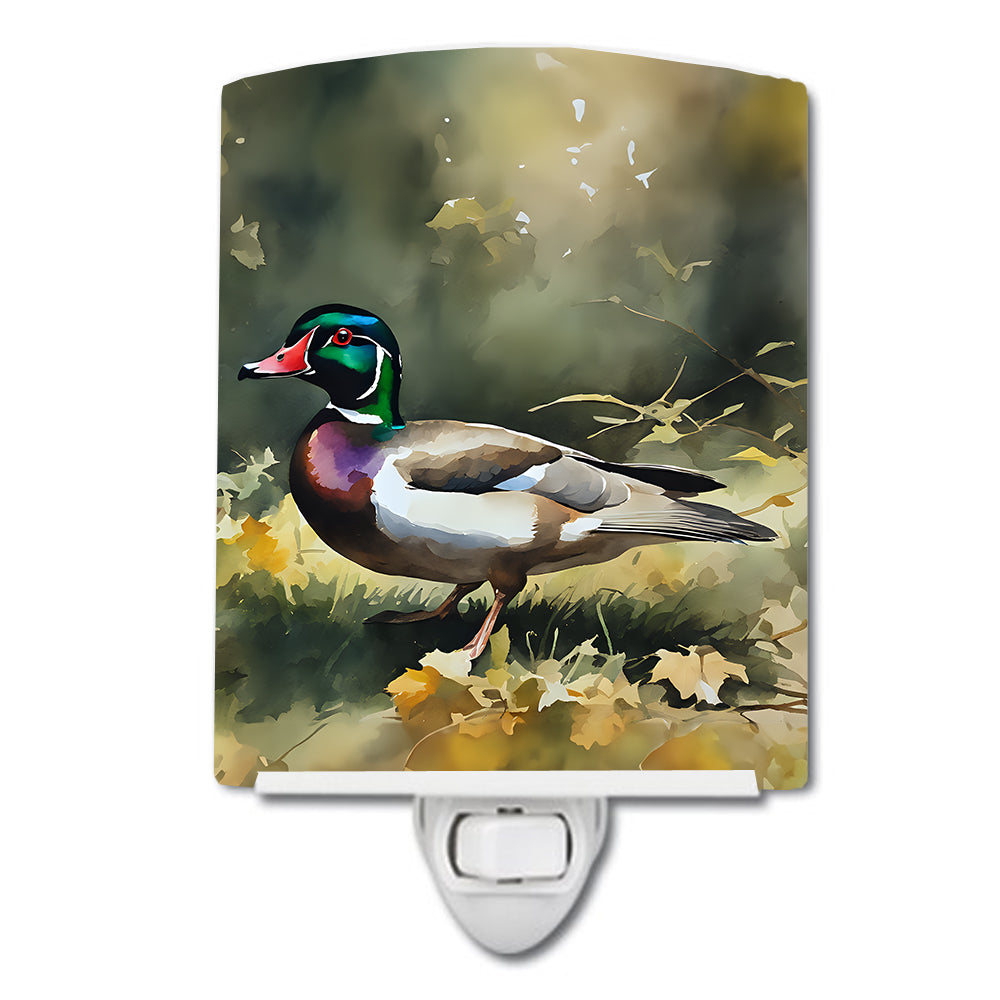 Wood Duck Ceramic Night Light - One Color / One Size - Home & Garden - Home Improvement - Lights & Lighting - Night