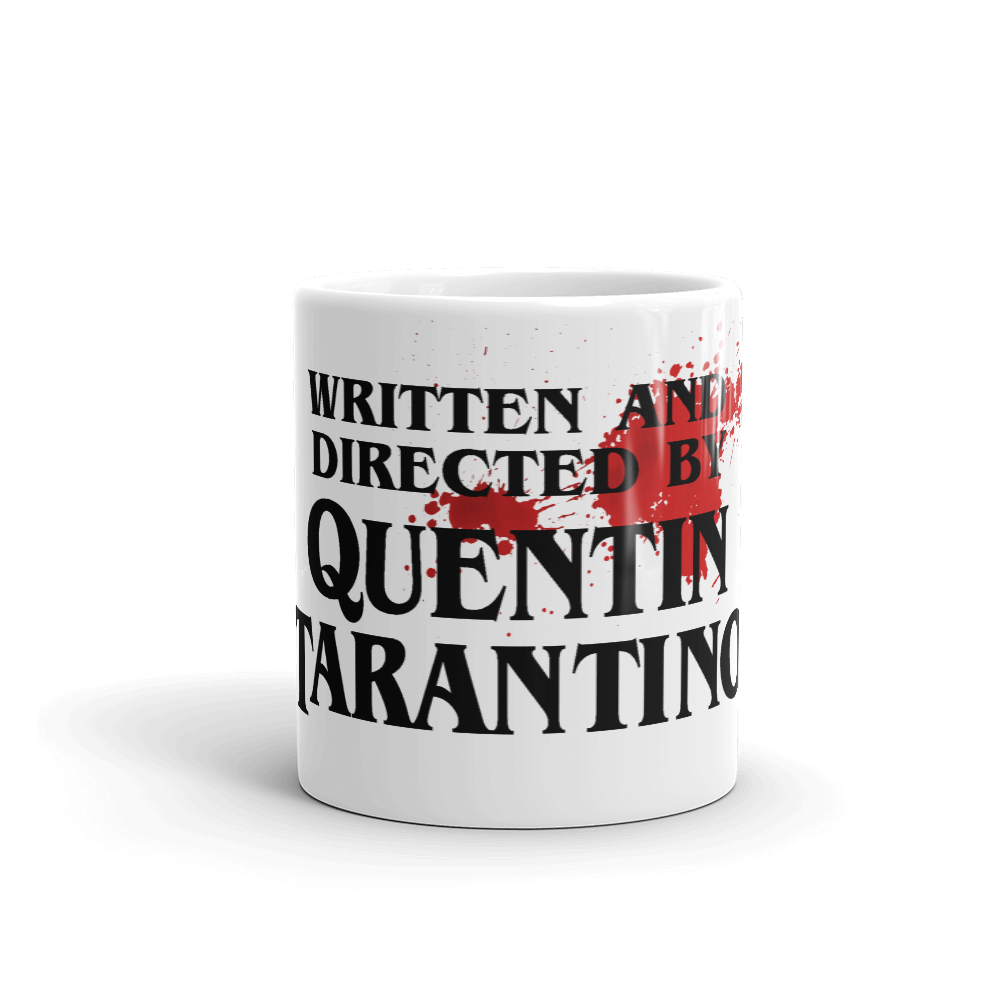 Written and Directed by Quentin Tarantino (Bloodstained) Mug - Home & Garden - Kitchen Dining & Bar - Drinkware