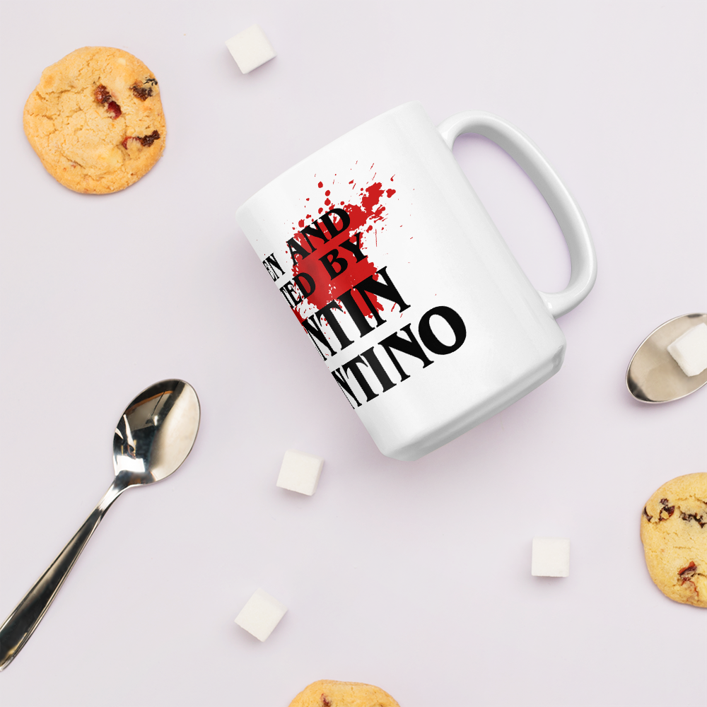 Written and Directed by Quentin Tarantino (Bloodstained) Mug - Home & Garden - Kitchen Dining & Bar - Drinkware
