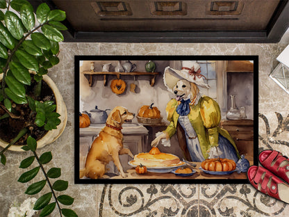 Yellow Lab Fall Kitchen Pumpkins Doormat - One Color / One Size - Home & Garden - Home Textile - Carpets & Rugs