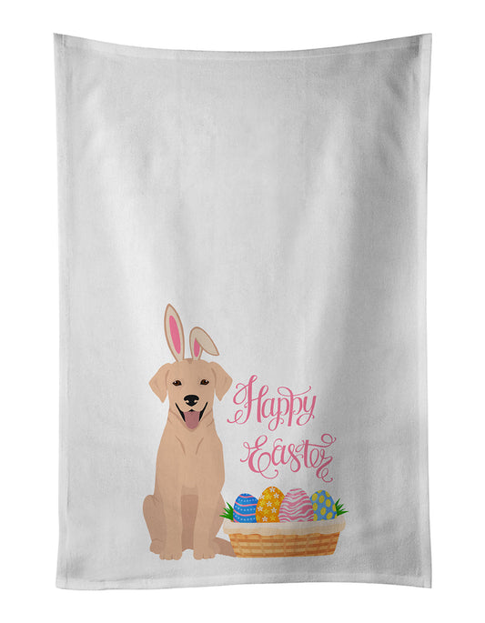 Yellow Labrador Retriever Easter Kitchen Towel Set of 2 - One Color / One Size - Home & Garden - Home Textile - Towels