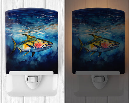 Yellowfin Tuna Ceramic Night Light - One Color / One Size - Home & Garden - Home Improvement - Lights & Lighting