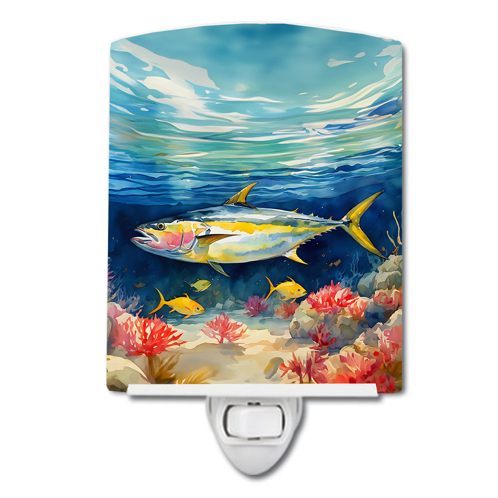 Yellowfin Tuna Ceramic Night Light - One Color / One Size - Home & Garden - Home Improvement - Lights & Lighting