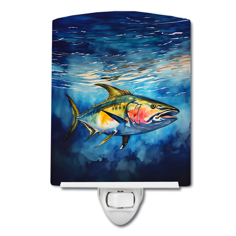 Yellowfin Tuna Ceramic Night Light - One Color / One Size - Home & Garden - Home Improvement - Lights & Lighting