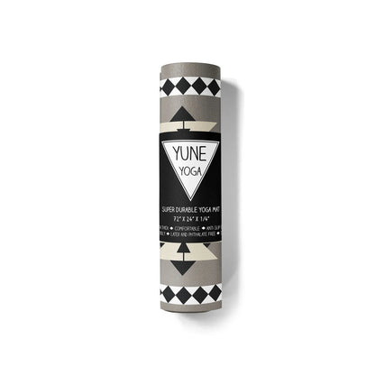 Yoga Mat 6mm Thick Gray Non-Slip Eco Friendly Yune Yoga Scorpion Bay - One Color / One Size - Sports & Entertainment