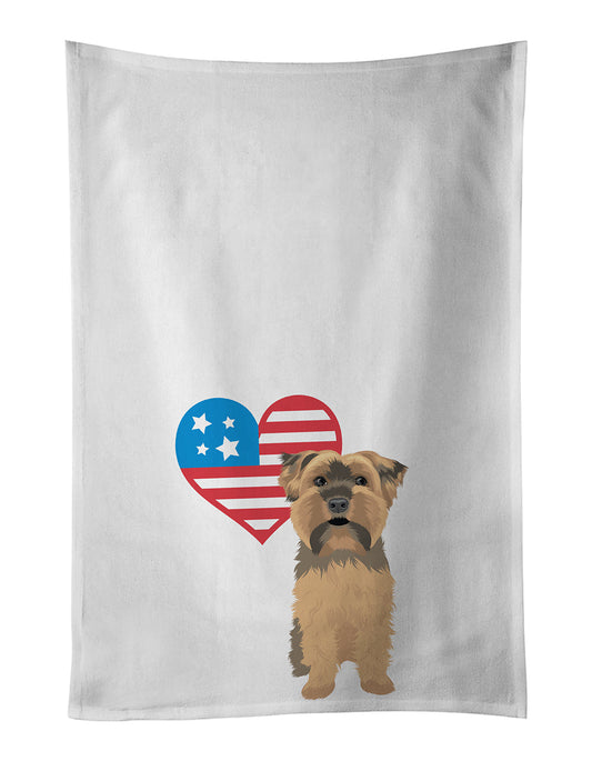 Yorkie Chocolate #1 Patriotic Kitchen Towel Set of 2 - One Color / One Size - Home & Garden - Home Textile - Towels