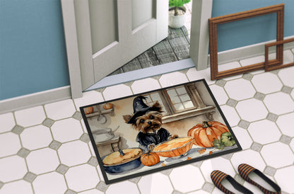 Yorkie Fall Kitchen Pumpkins Doormat - One Color / One Size - Home & Garden - Home Textile - Carpets & Rugs