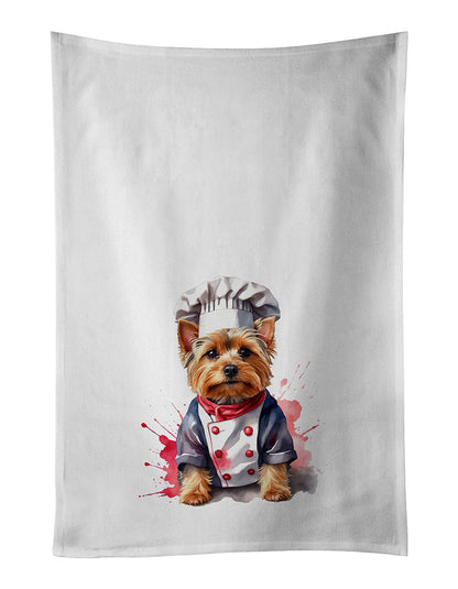 Yorkshire Terrier Chef Kitchen Towel Set of 2 - One Color / One Size - Home & Garden - Home Textile - Towels