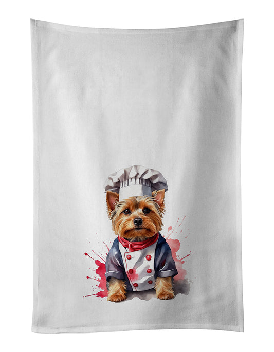 Yorkshire Terrier Chef Kitchen Towel Set of 2 - One Color / One Size - Home & Garden - Home Textile - Towels