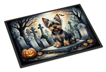 Yorkshire Terrier Spooky Halloween Doormat - One Color / One Size - Home & Garden - Home Textile - Carpets & Rugs
