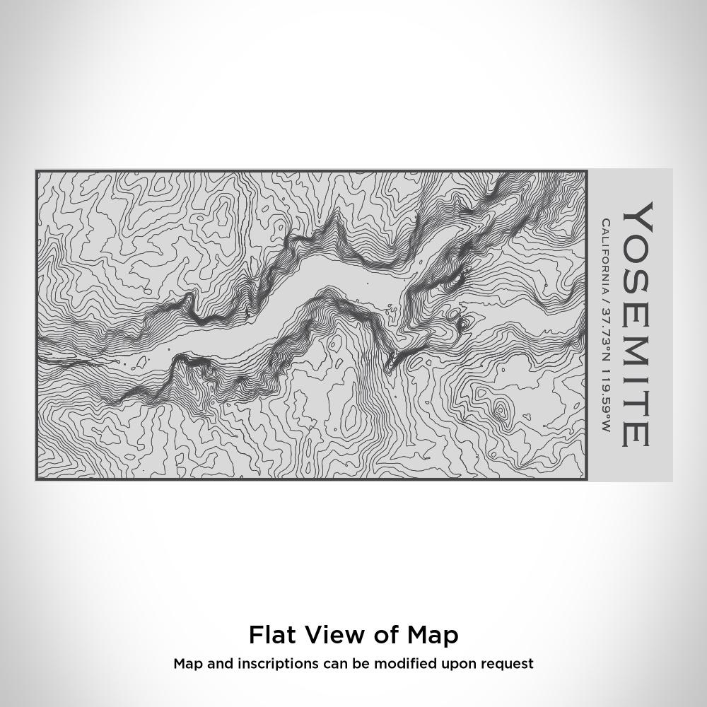 Yosemite - California Map Insulated Bottle - Drinkware