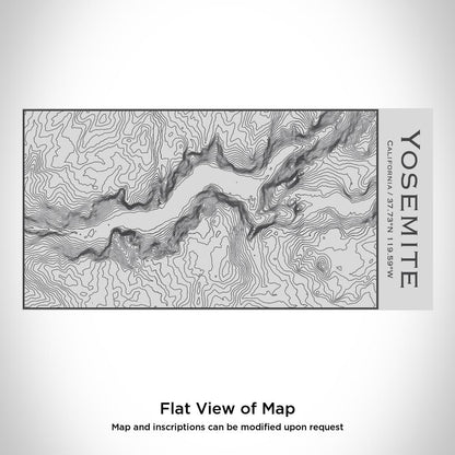 Yosemite - California Map Insulated Bottle - Drinkware