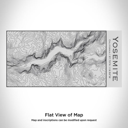 Yosemite - California Map Insulated Bottle - Drinkware