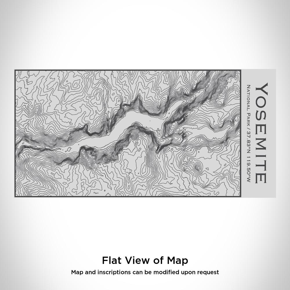 Yosemite National Park - California Map Insulated Bottle - Drinkware