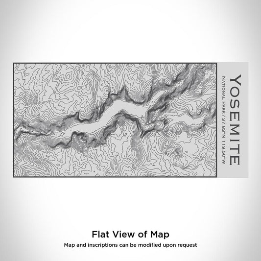 Yosemite National Park - California Map Insulated Bottle - Drinkware