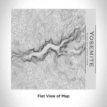 Yosemite National Park - California Map Tumbler - Drinkware