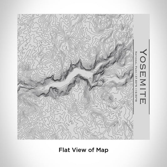 Yosemite National Park - California Map Tumbler - Drinkware
