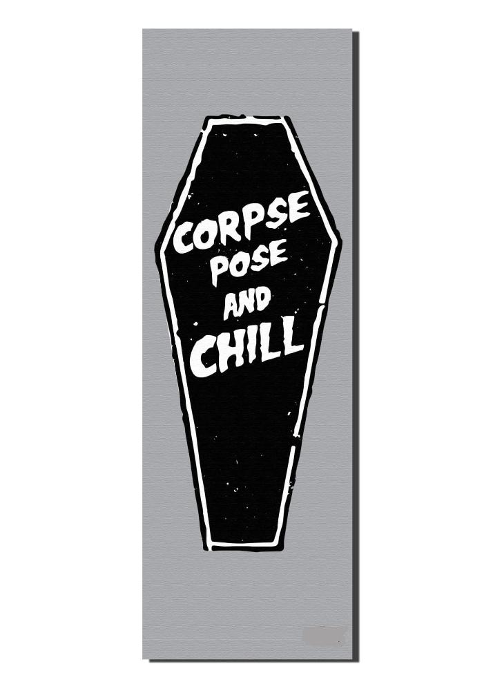 Yune Yoga Mat Corpse Pose and Chill 5mm - One Color / One Size - Sports & Entertainment - Fitness & Body Building - Yoga