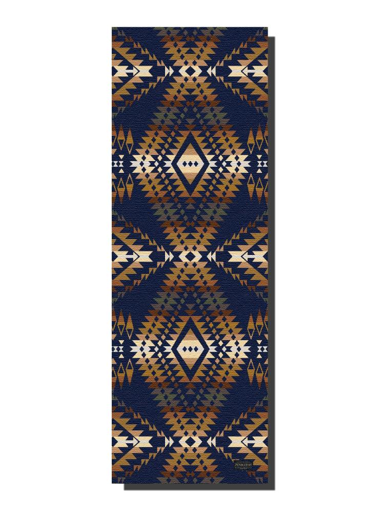 Yune Yoga Mat Pendleton Mission Trail Navy - One Color / One Size - Sports & Entertainment - Fitness & Body Building