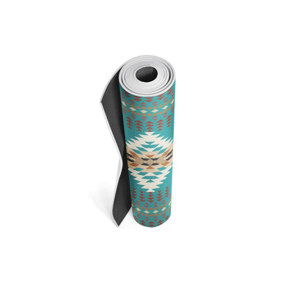 Yune Yoga Mat Pendleton Rancho Arroyo Turquoise - One Color / One Size - Sports & Entertainment - Fitness & Body