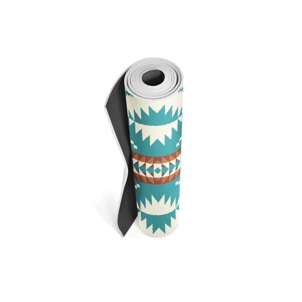 Yune Yoga Mat Pendleton Spider Rock Aqua Floor Pad - One Color / One Size - Sports & Entertainment - Fitness & Body