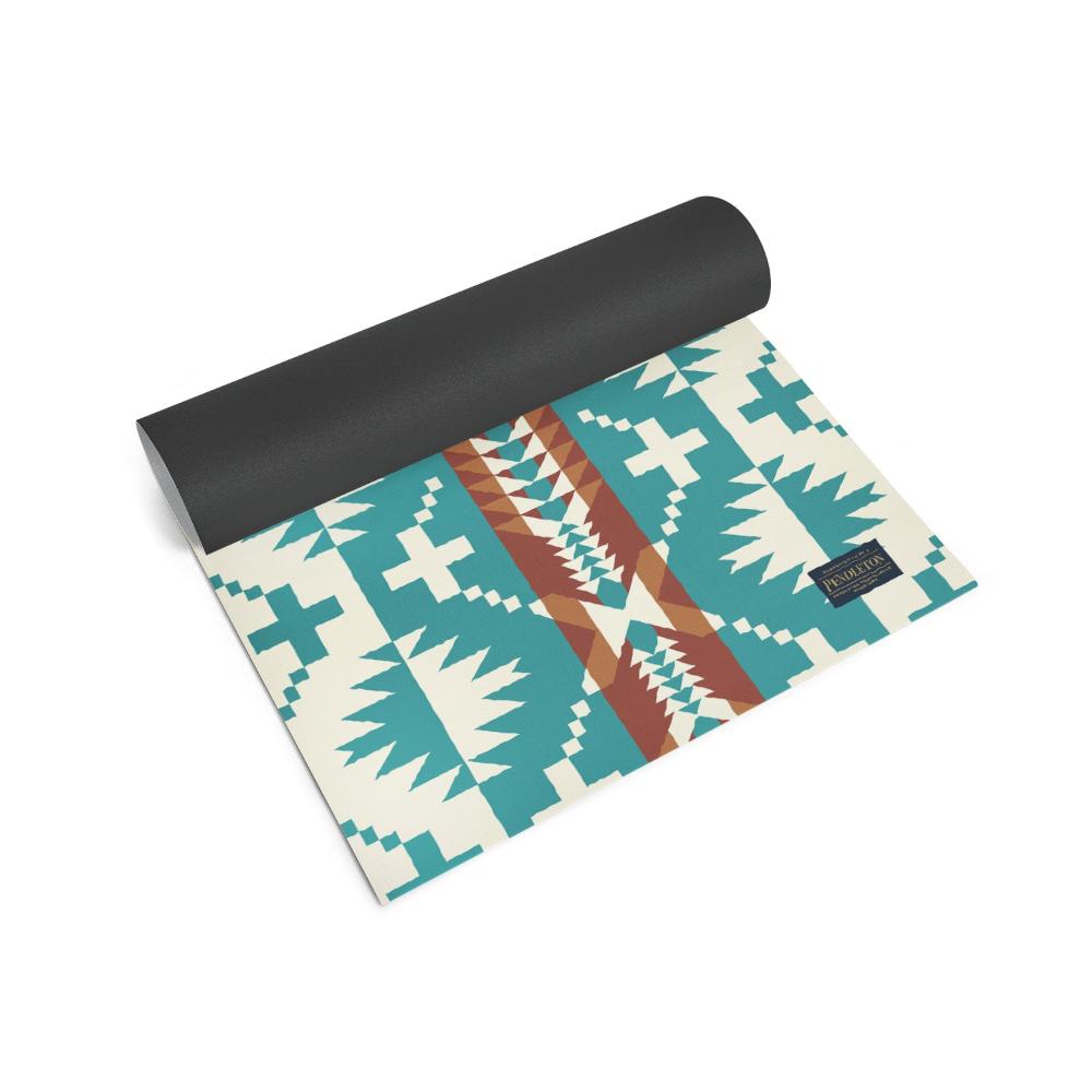 Yune Yoga Mat Pendleton Spider Rock Aqua Floor Pad - One Color / One Size - Sports & Entertainment - Fitness & Body